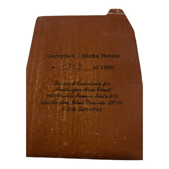 The Cats Meow Americana West Virginia 4pc Wood Building Collection - Picture 3 of 5